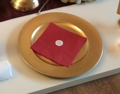 Platzteller gold