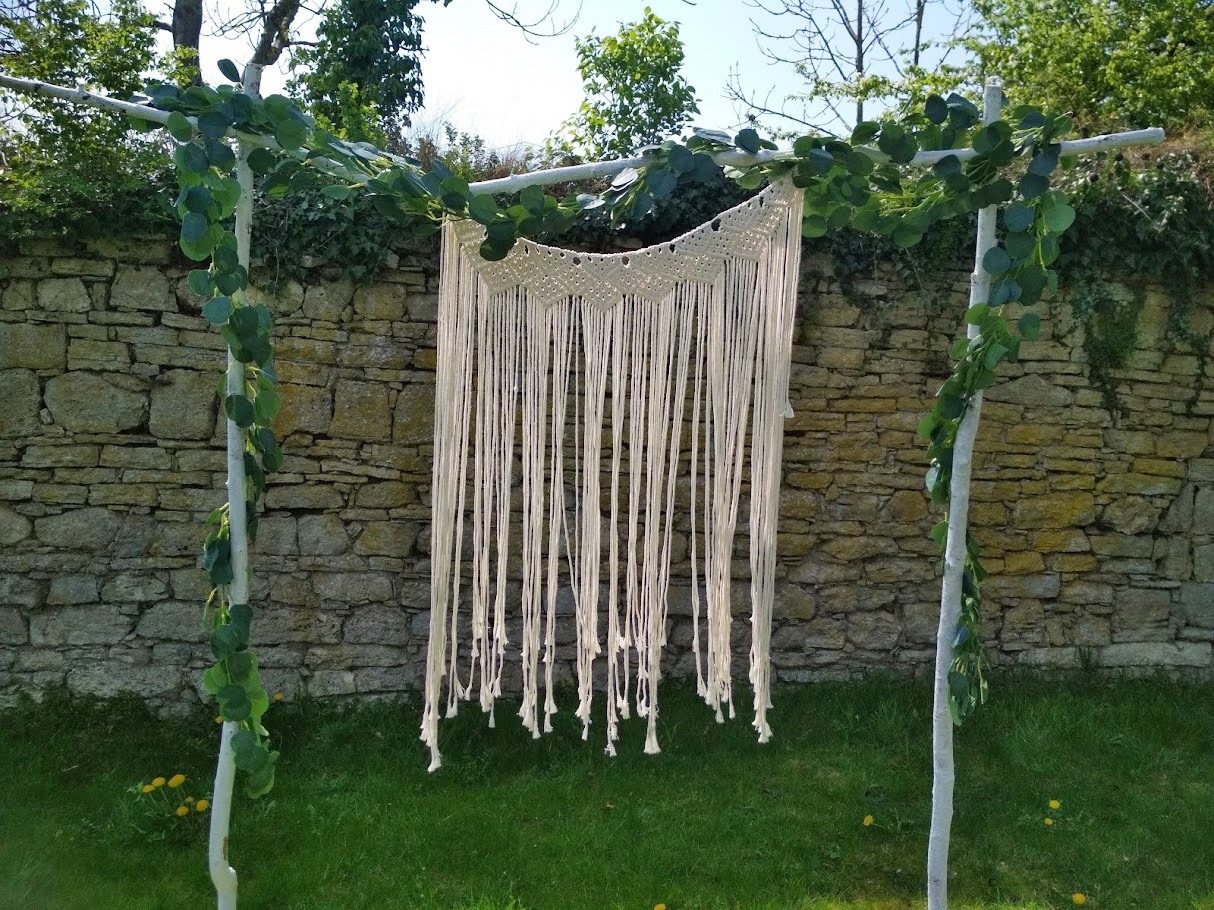 Traubogen Rosenbogen Vintage Freie Trauung weiß 