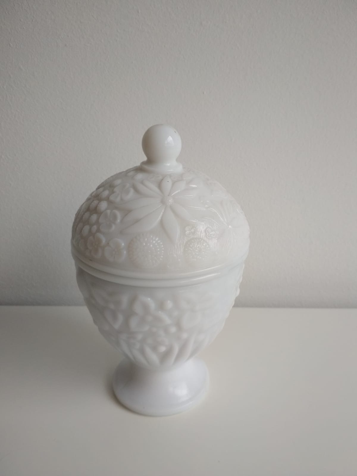 Ringkissen Vintage Schale auf Fuß